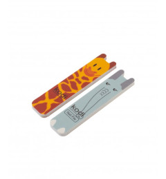 №198 Children's nail set: File 180/220 elephant, polisher 400/300 giraffe